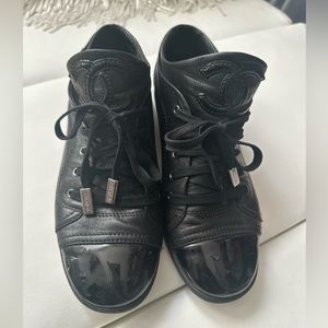 Black Chanel Sneakers